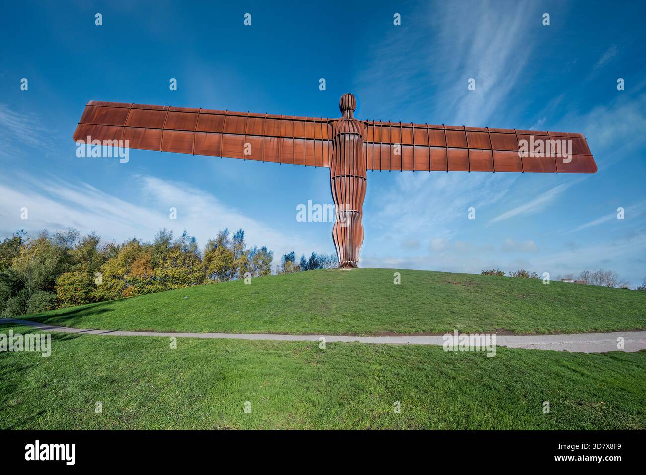The image is of the amazing Gateshead, Angel of the North, 20metre high ...