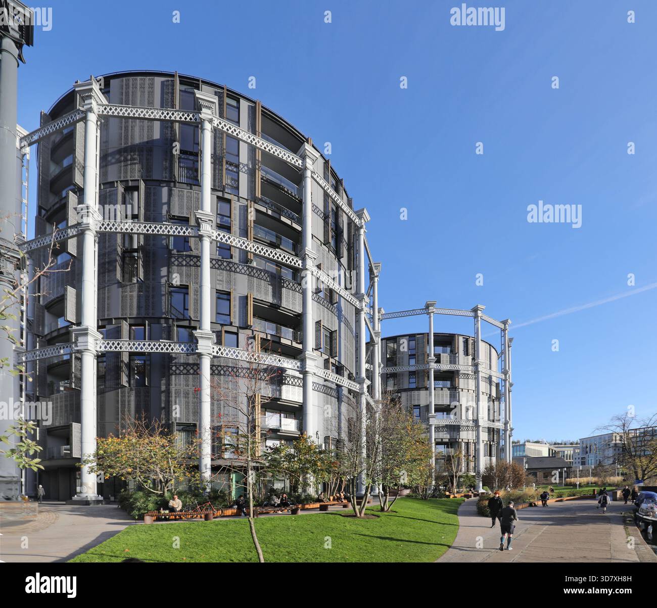 Restored victorian gasholder hi-res stock photography and images - Alamy