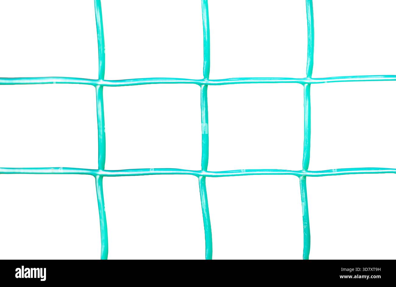 Plastic gardening mesh isolated on white background Stock Photo