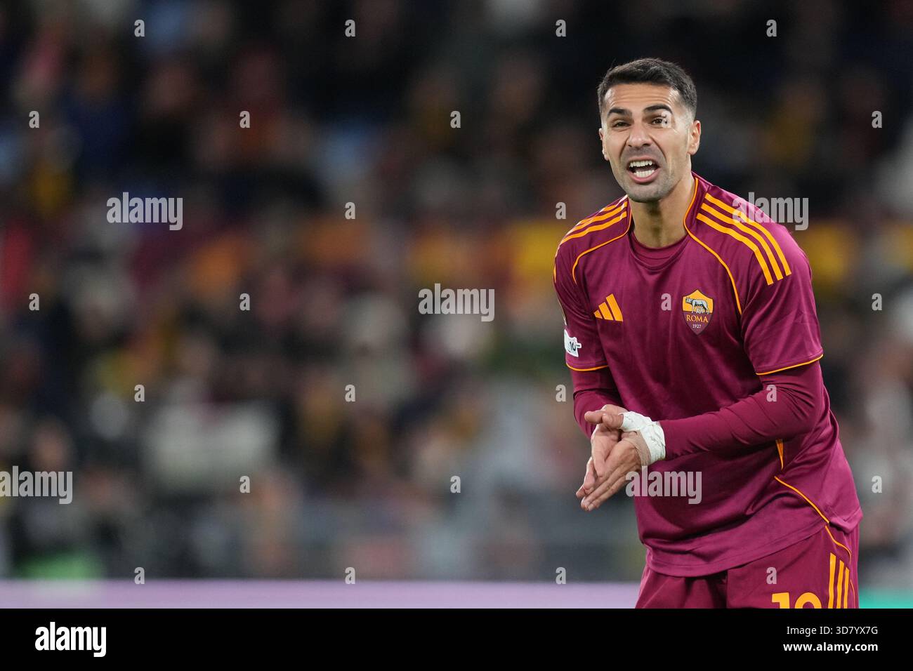 Roma’s Zeki Celik during the Uefa Europa League soccer match between ...