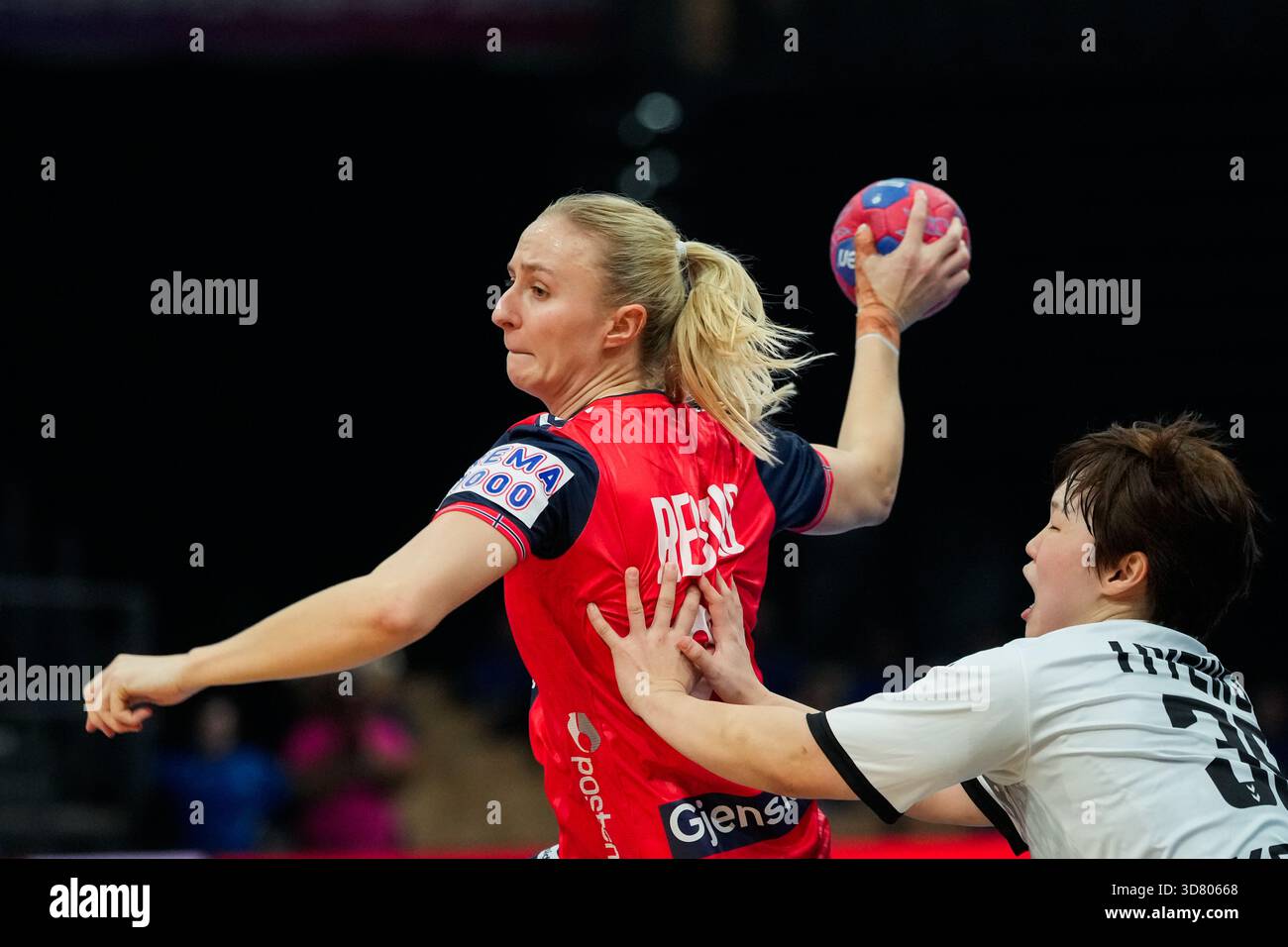 Trier, Germany 20251127. Norway's Henny Ella Reistad during the group ...