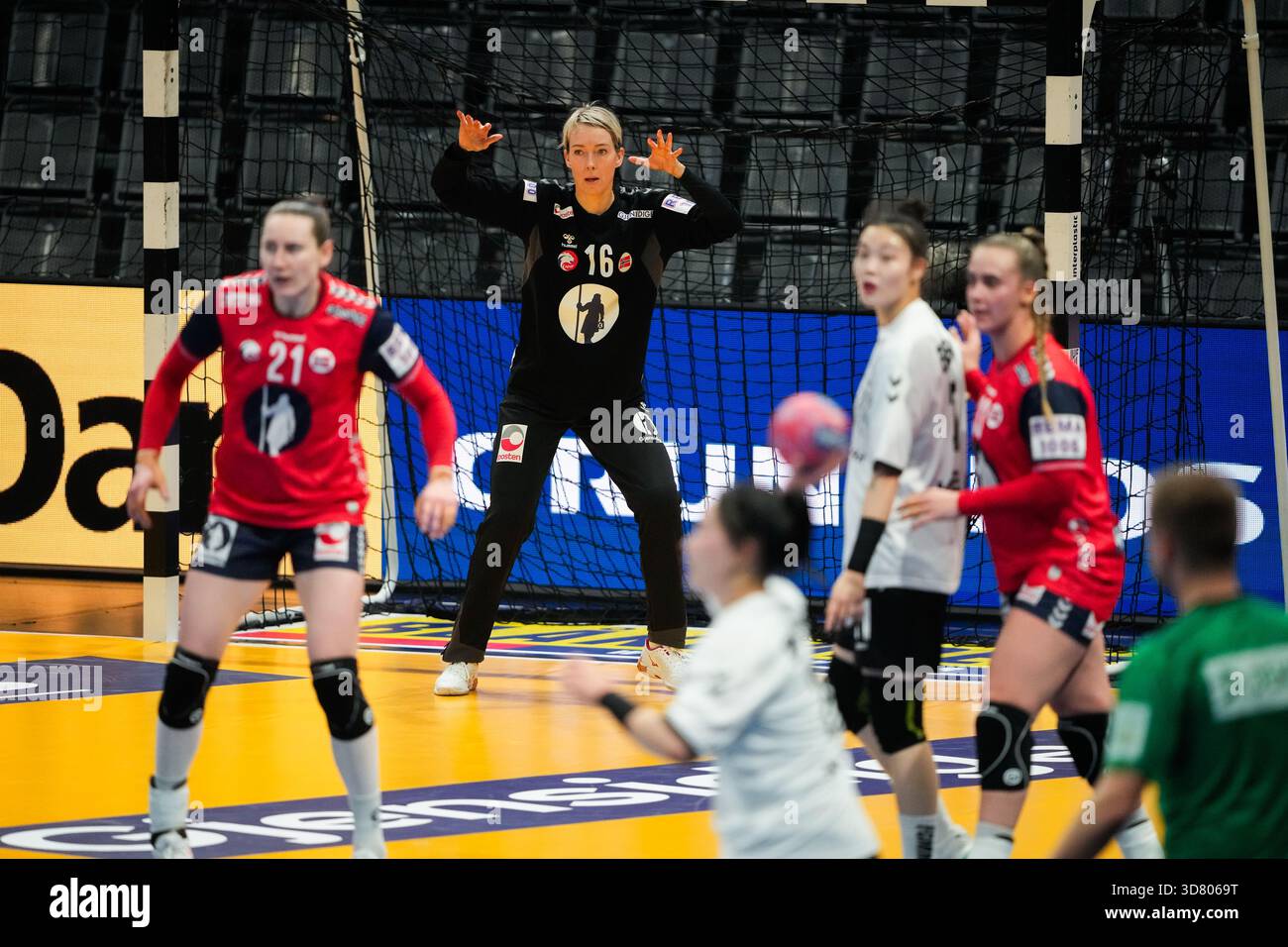 Trier, Germany 20251127. Norway's goalkeeper Katrine Lunde during the ...