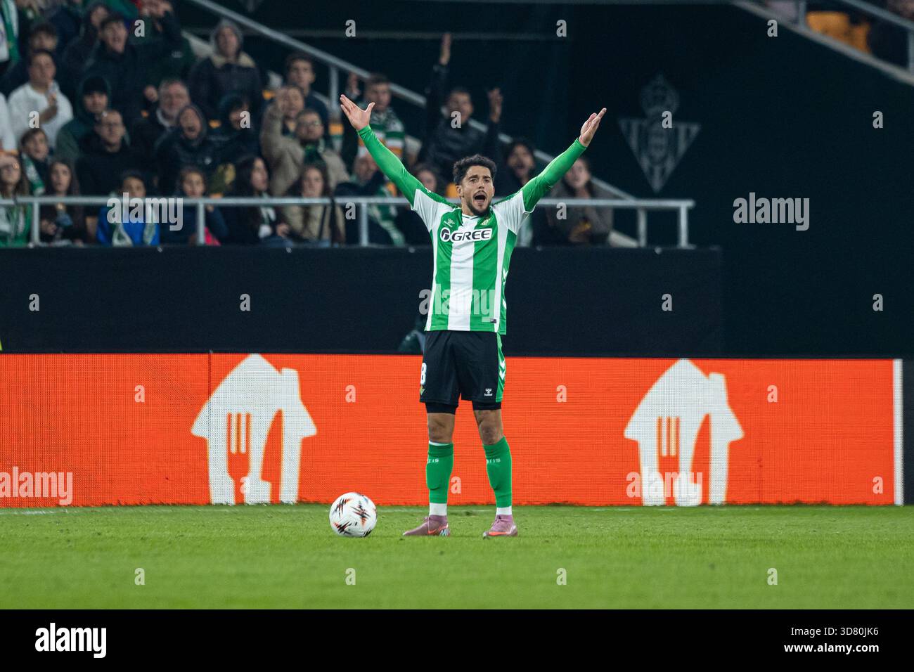 Écharpe De Football Match De La Ligue Entre Real Betis Balompié Et