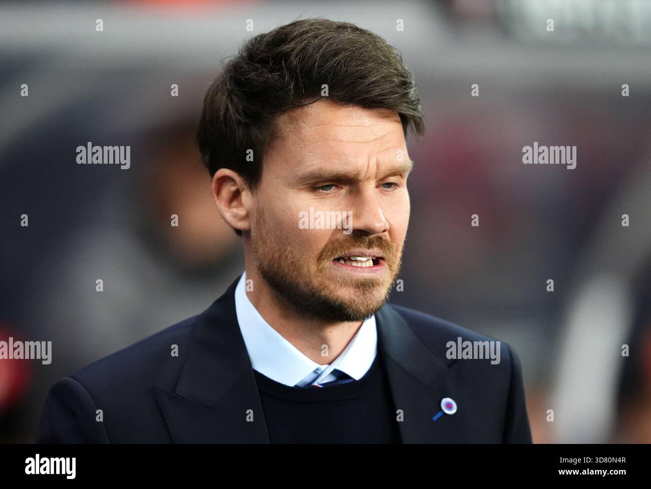 Danny Rhol Mask Rangers Rangers manager Danny Rohl during the UEFA Europa League, league phase ...