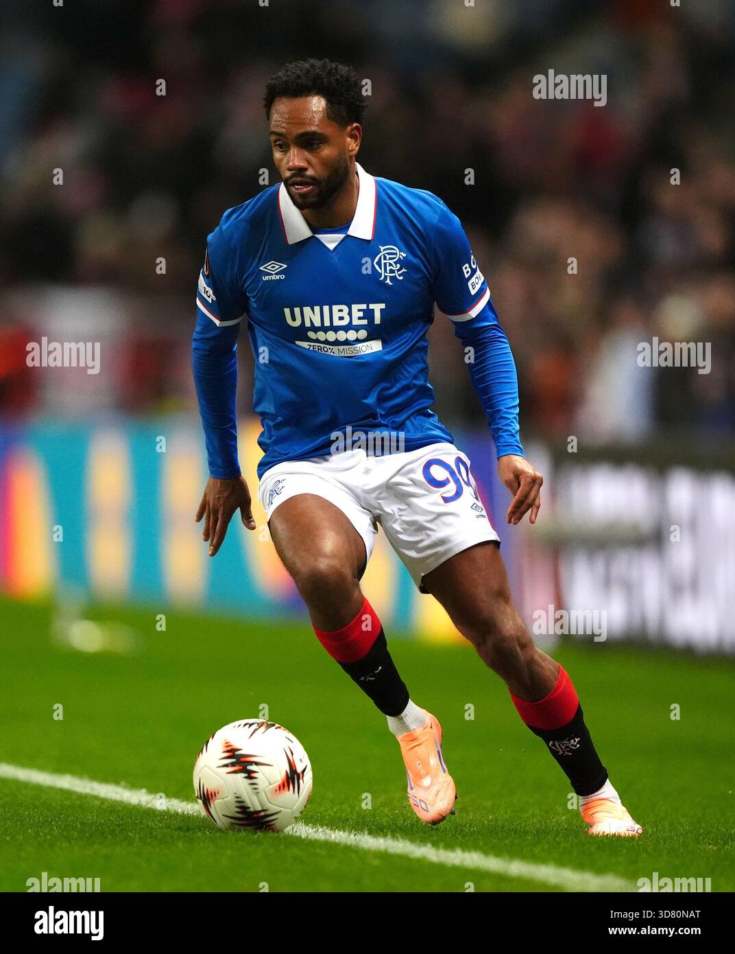 Rangers' Danilo during the UEFA Europa League, league phase match at ...