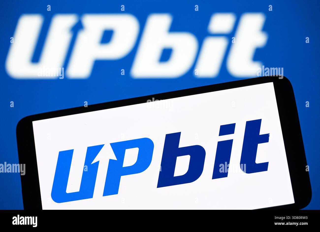 Upbit logo hi-res stock photography and images - Alamy