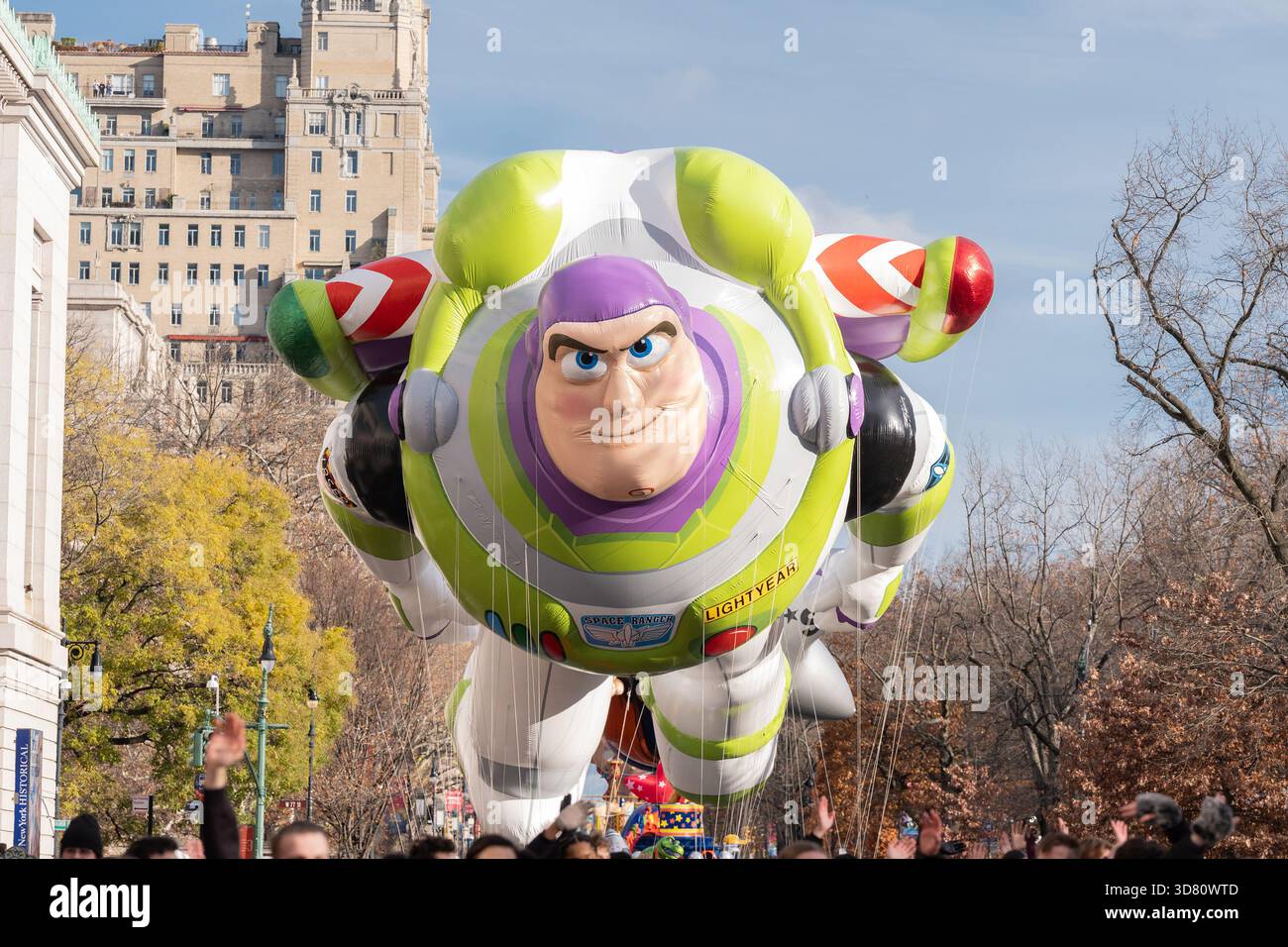 Buzz Lightyear by Pixar giant balloon flown during 99th annual