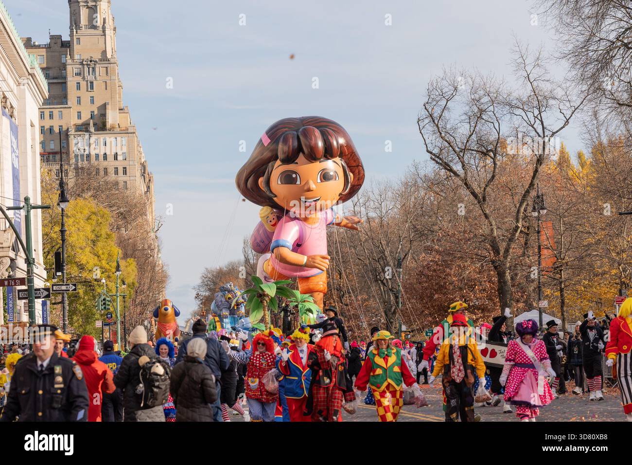 Dora giant balloon flown during 99th annual 2025 Macy's Thanksgiving ...