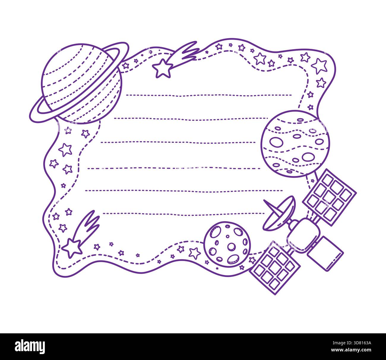 Solar system planets list Stock Vector Images - Alamy