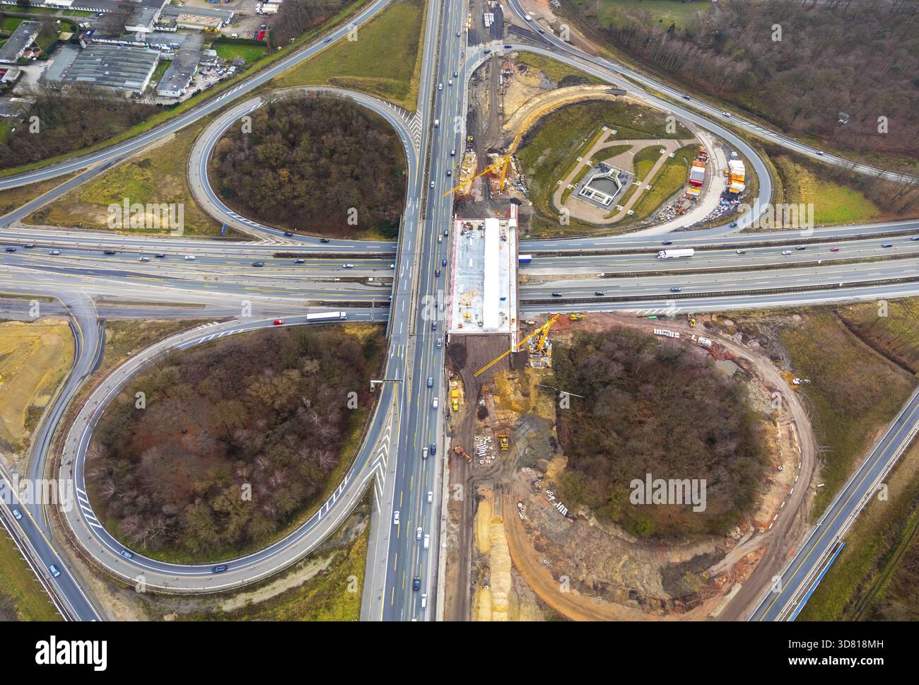 Reconstruction of the Recklinghausen motorway junction with the A43 and ...