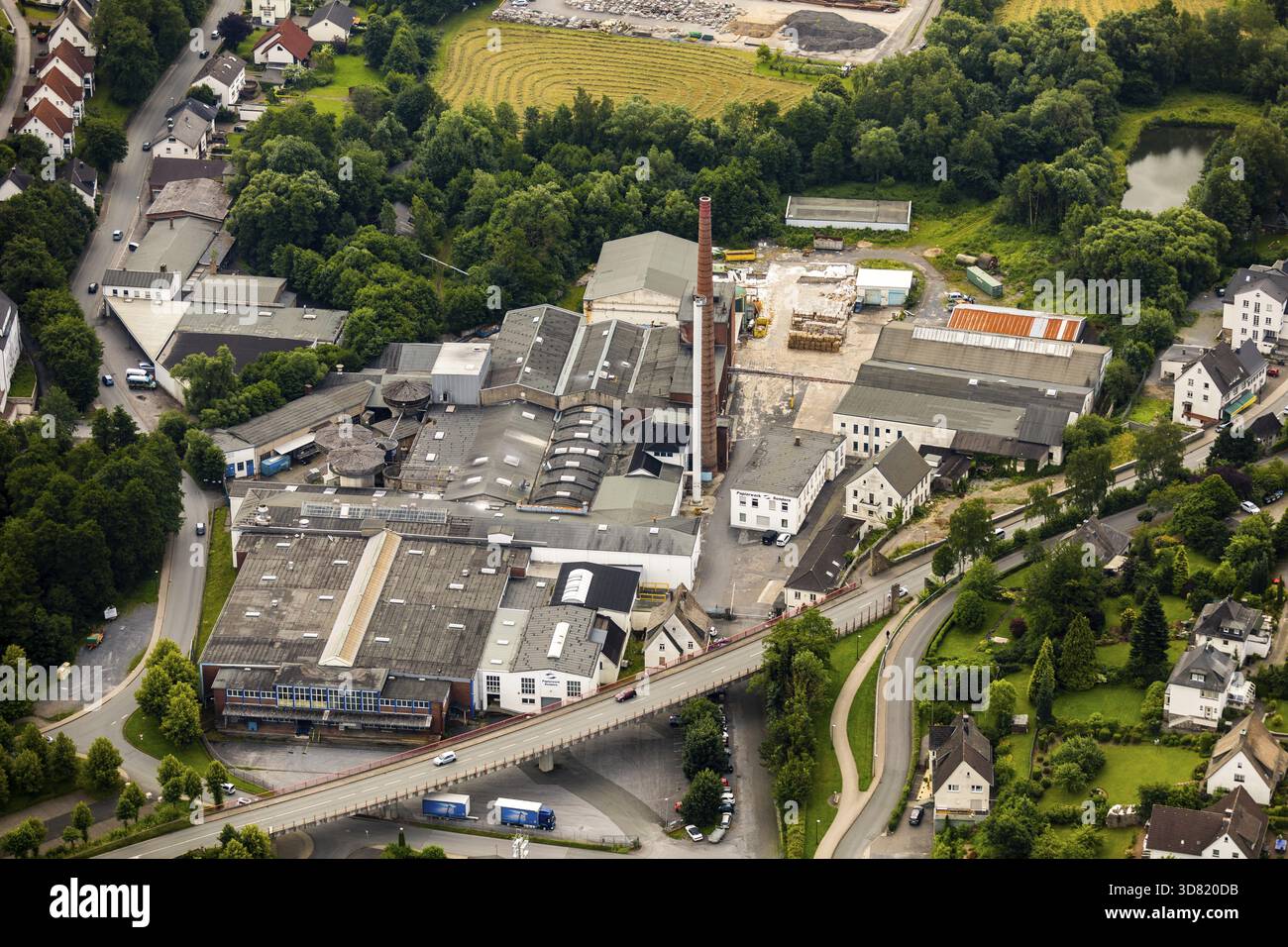 Josef Schulte-Ufer, Metallwarenfabrik KG, Sundern, Sauerland, North Rhine-Westphalia, Germany Stock Photo