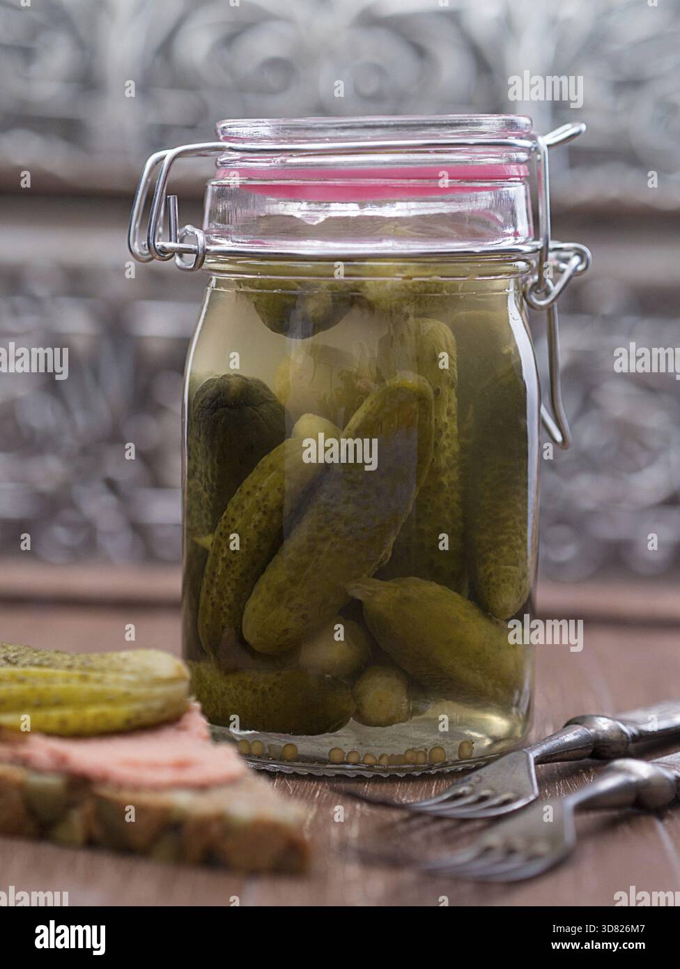 Food, Eingelegte Gurken Stock Photo