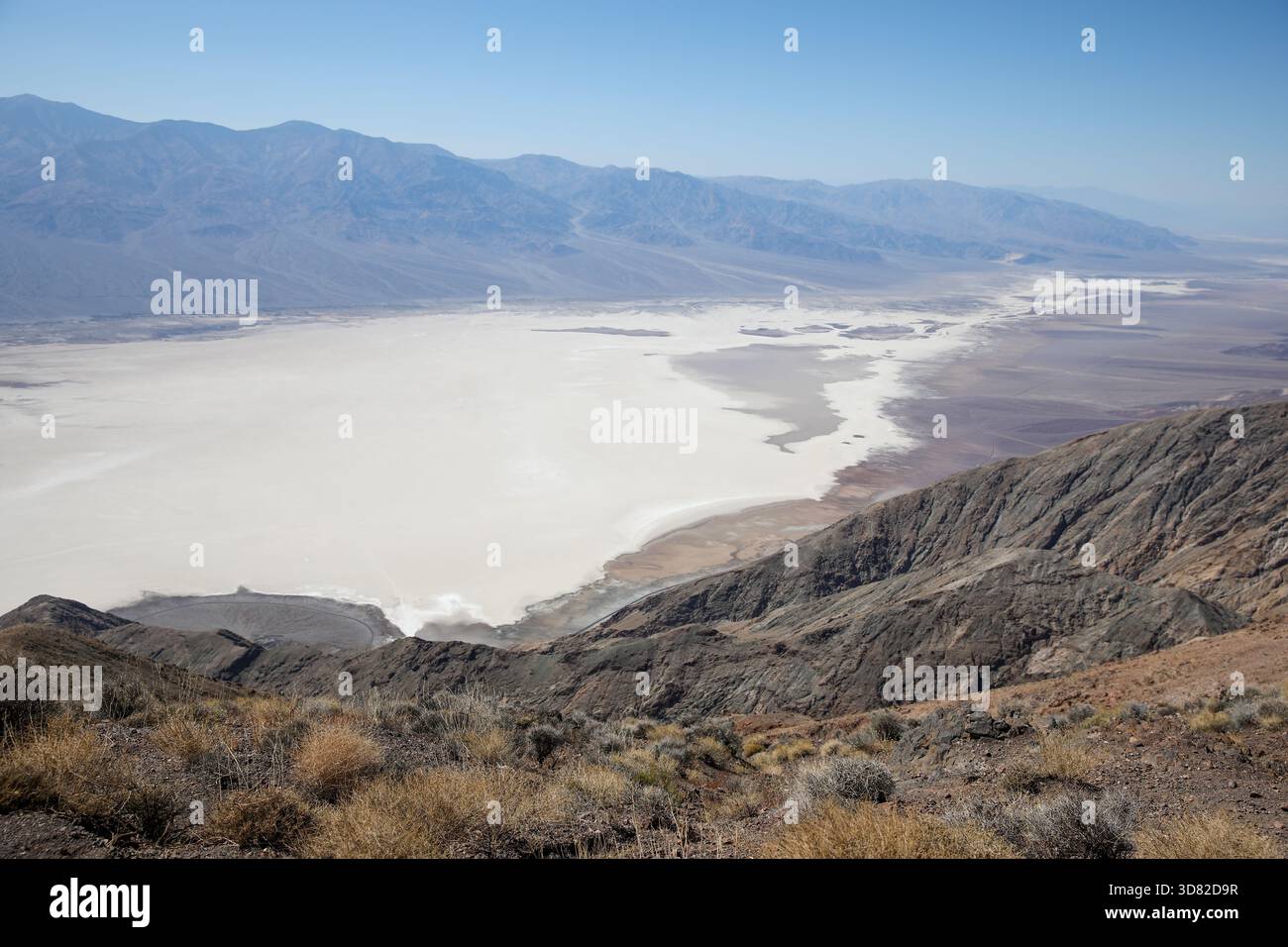 Badwater basin in Death Valley National Park, California, USA, is ...