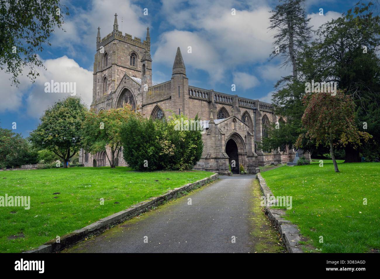 The priory church of saint peter and saint paul hi res stock