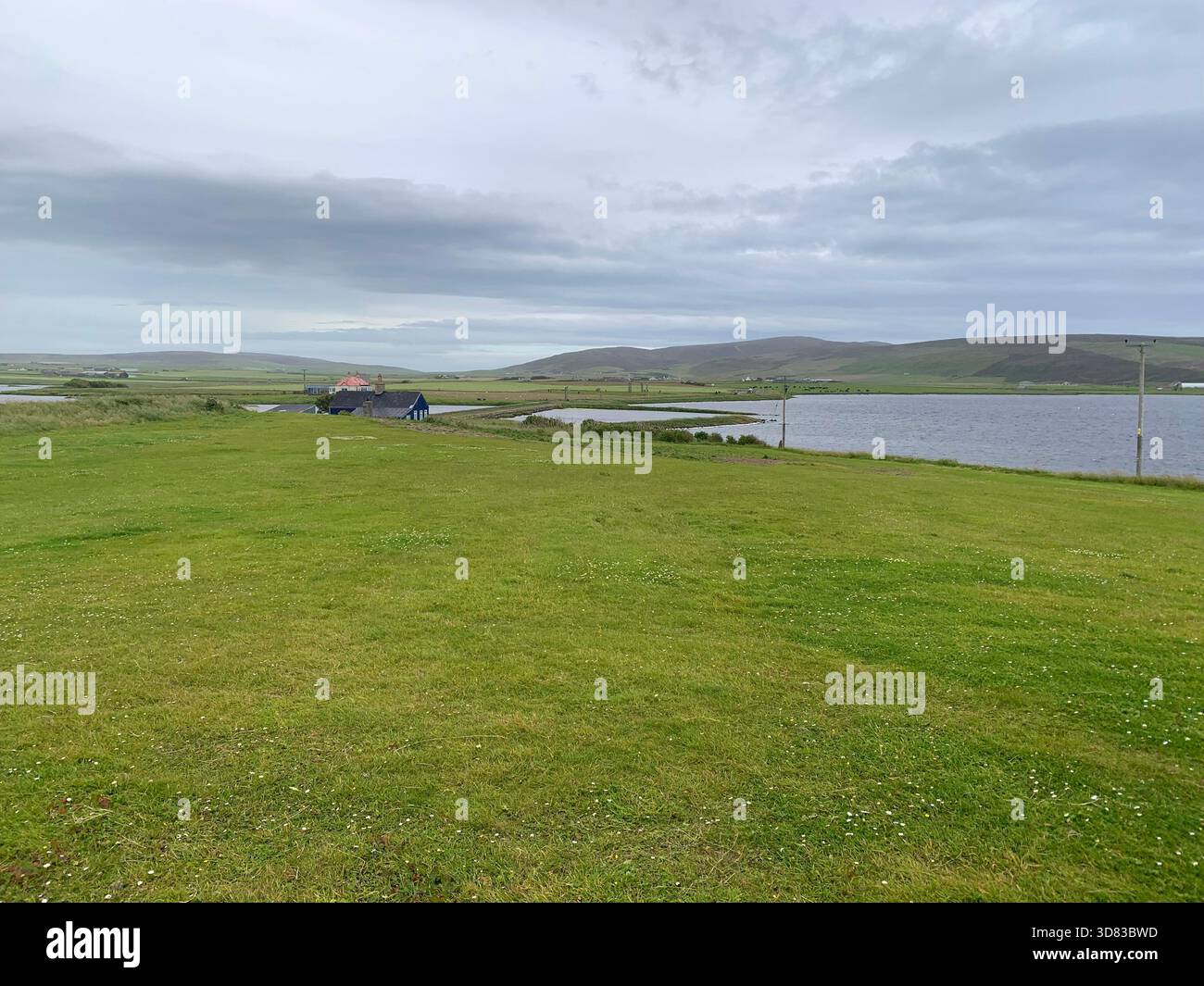 Extraordinary discovery Orkney Neolithic find ground penetrating radar Ring of Brodgar Archaeologist  Ness of Brodgar Scanning equipment found find - Smartphone Captured Stock Image
