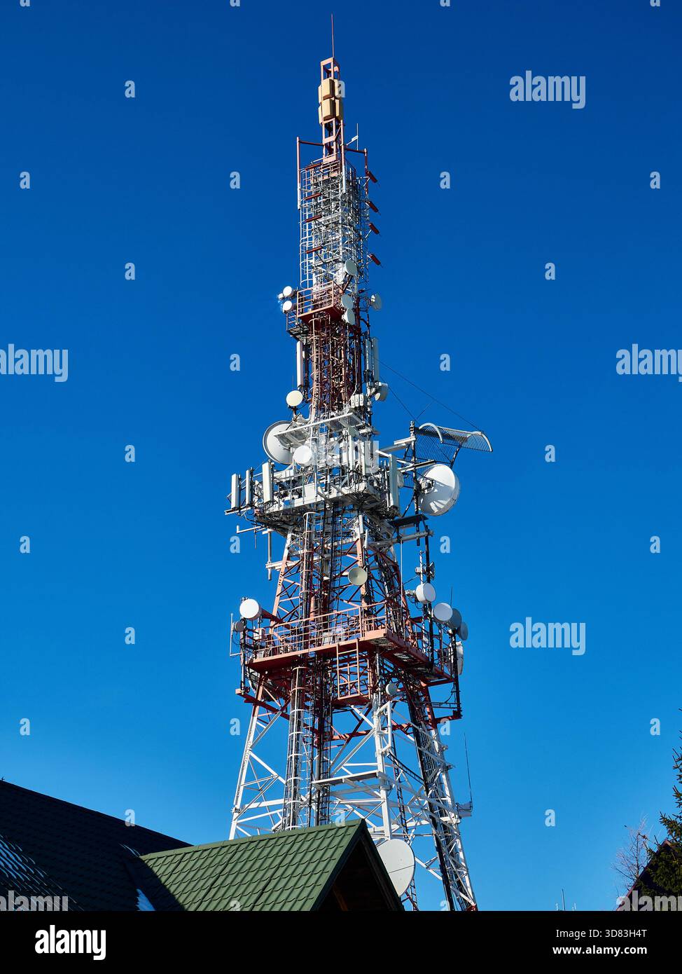 High altitude communications tower hi-res stock photography and images ...