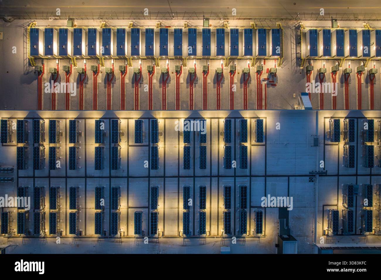 Data Center for Artificial Intelligence Computing Stock Photo