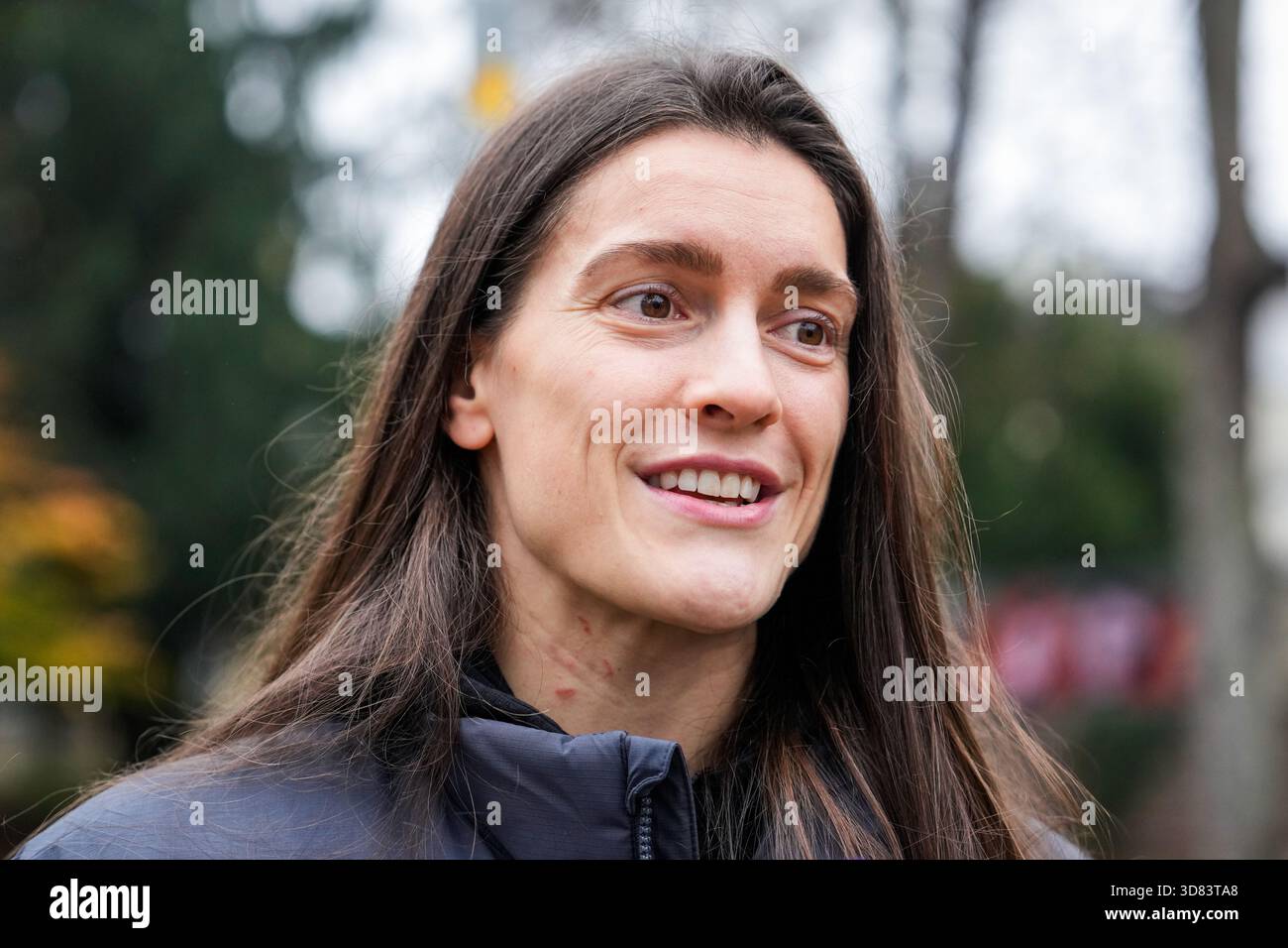 Trier, Germany 20251128. Stine Ruscetta Skogrand during a press ...