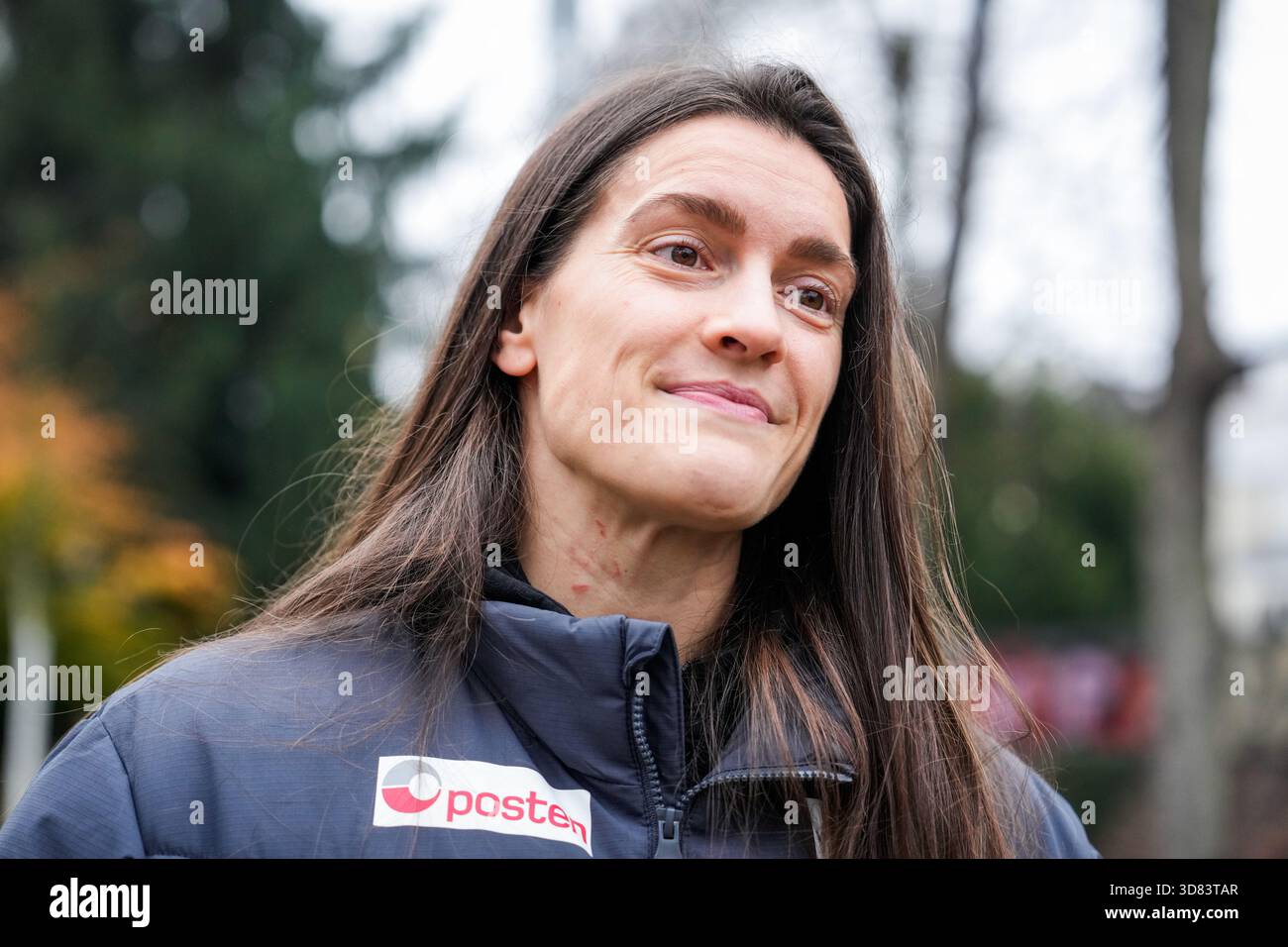 Trier, Germany 20251128. Stine Ruscetta Skogrand during a press ...