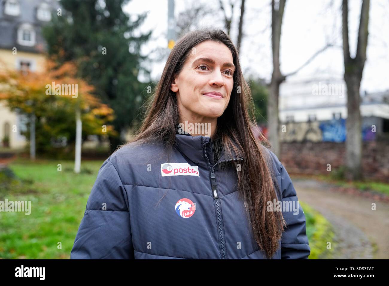 Trier, Germany 20251128. Stine Ruscetta Skogrand during a press ...