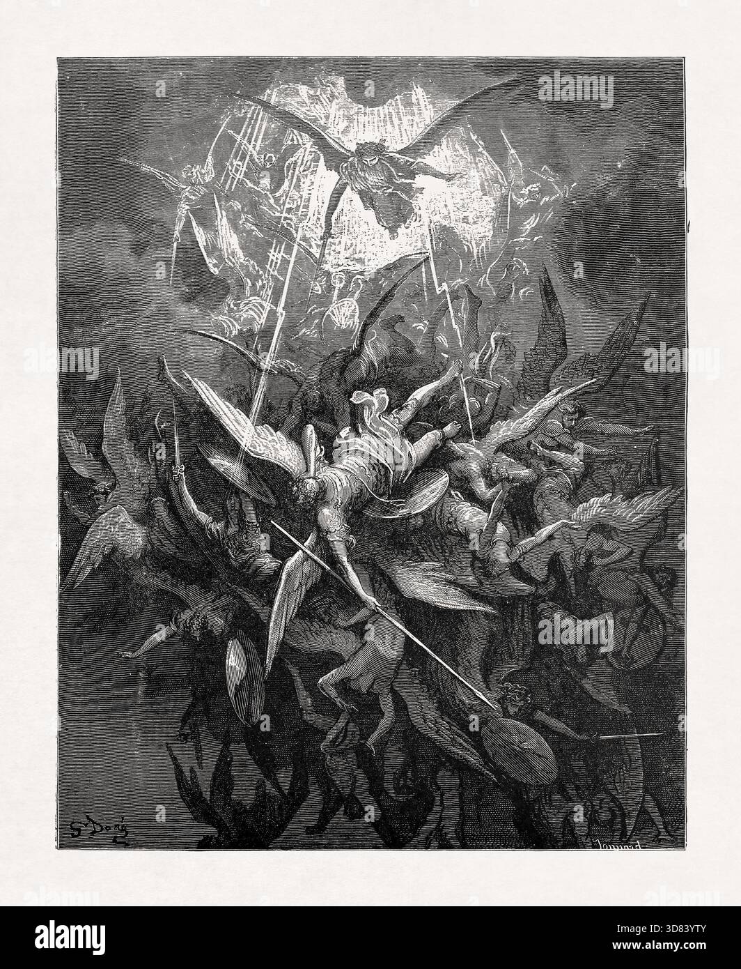 Fallen angels illustration hi-res stock photography and images - Alamy