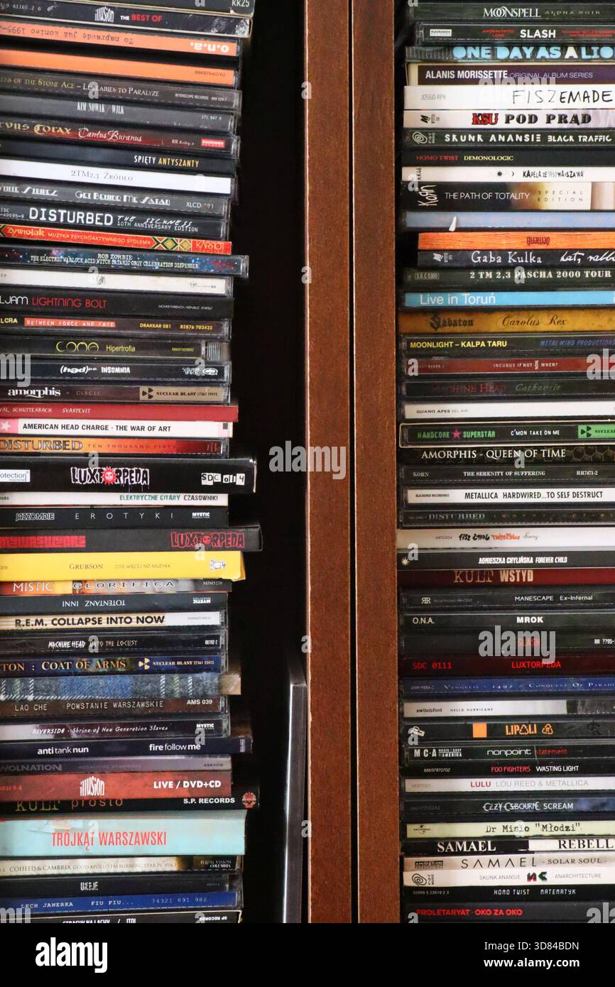 Physical media collection hi-res stock photography and images - Alamy