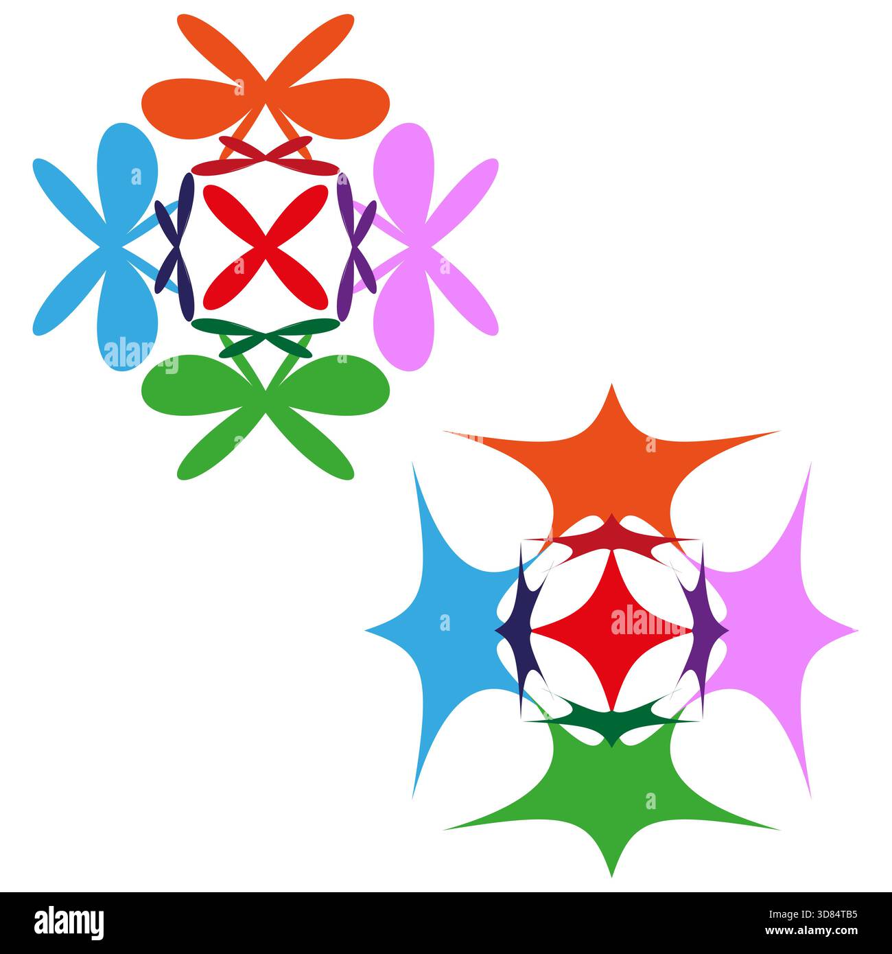 Isometric tile pattern. Hexagon shape element. Geometric Vector structure. Dark background graphic. EPS 10. Stock Vector
