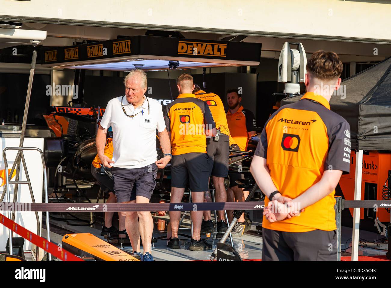 BAUER Jo, FIA Formula One Technical Delegate, seen in the McLaren F1 ...