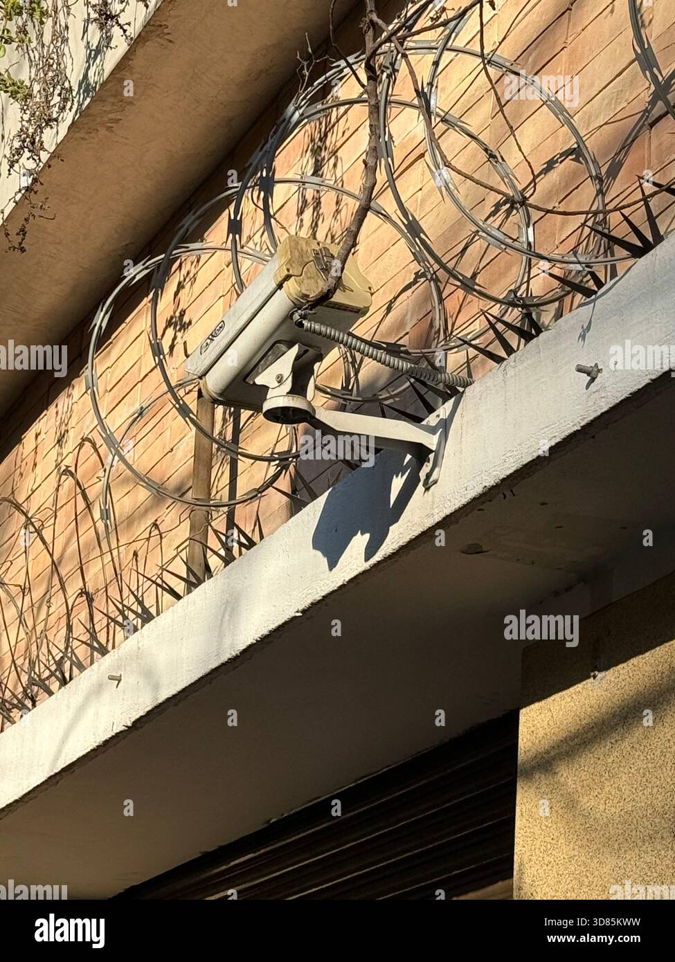 Security camera - Smartphone Captured Stock Image