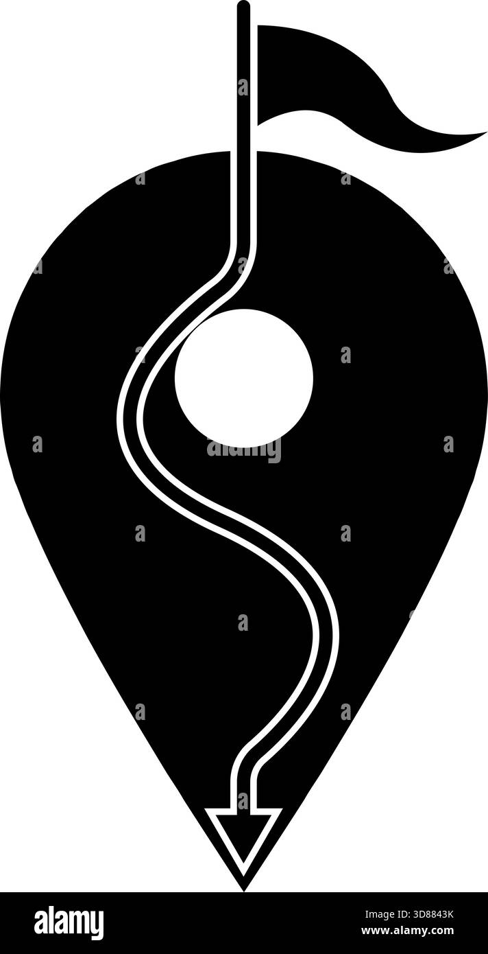 Journey route planning vector Stock Vector Images - Alamy