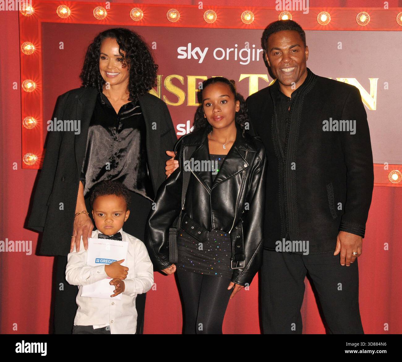 Ray Fearon and family at the 