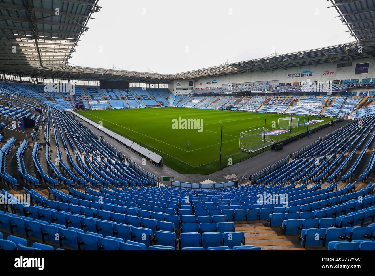 General View inside the CBS Stadium during the Coventry City v Charlton ...