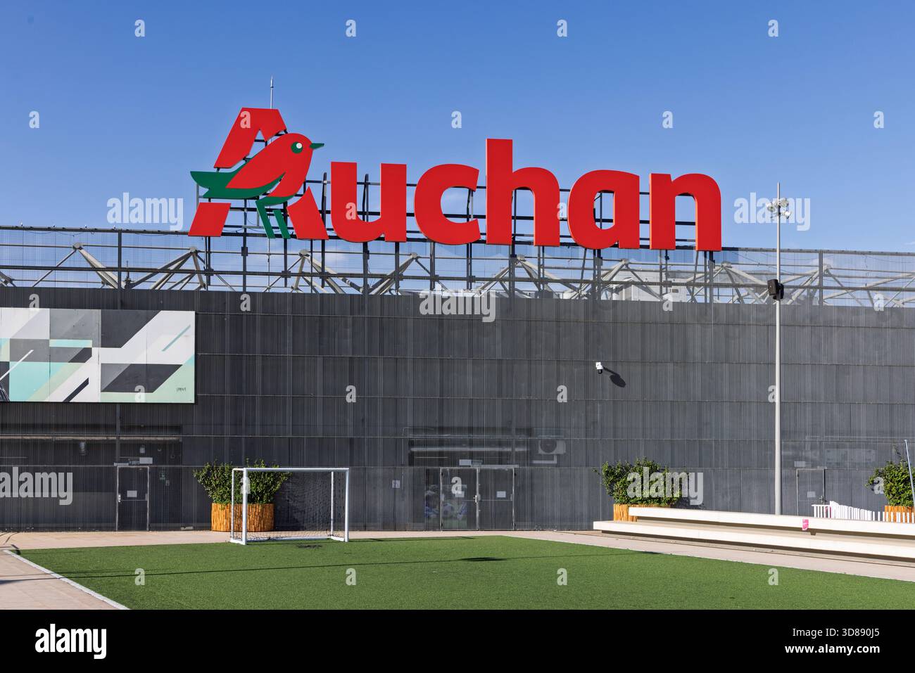 Auchan logo hi-res stock photography and images - Alamy