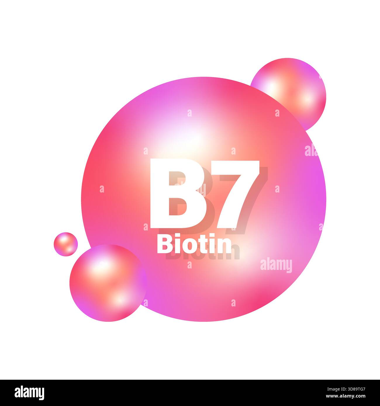 Biotin vitamin label Stock Vector Images - Alamy