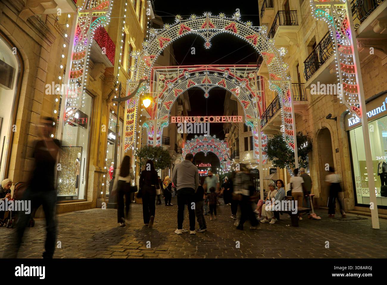 November 29, 2025, Beirut, Beirut, Lebanon: Lebanese gather under ...