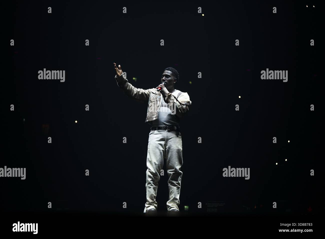 AMSTERDAM – Frenna during a concert at the Ziggo Dome. The rapper ...
