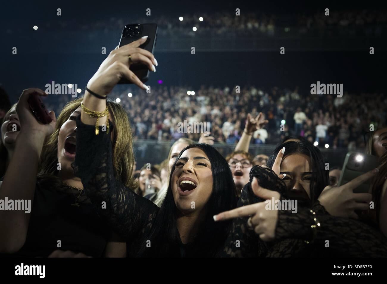 AMSTERDAM – Frenna during a concert at the Ziggo Dome. The rapper ...