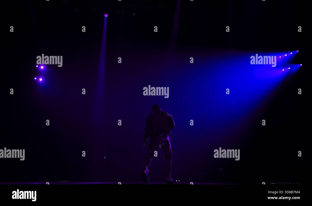 AMSTERDAM – Frenna during a concert at the Ziggo Dome. The rapper ...