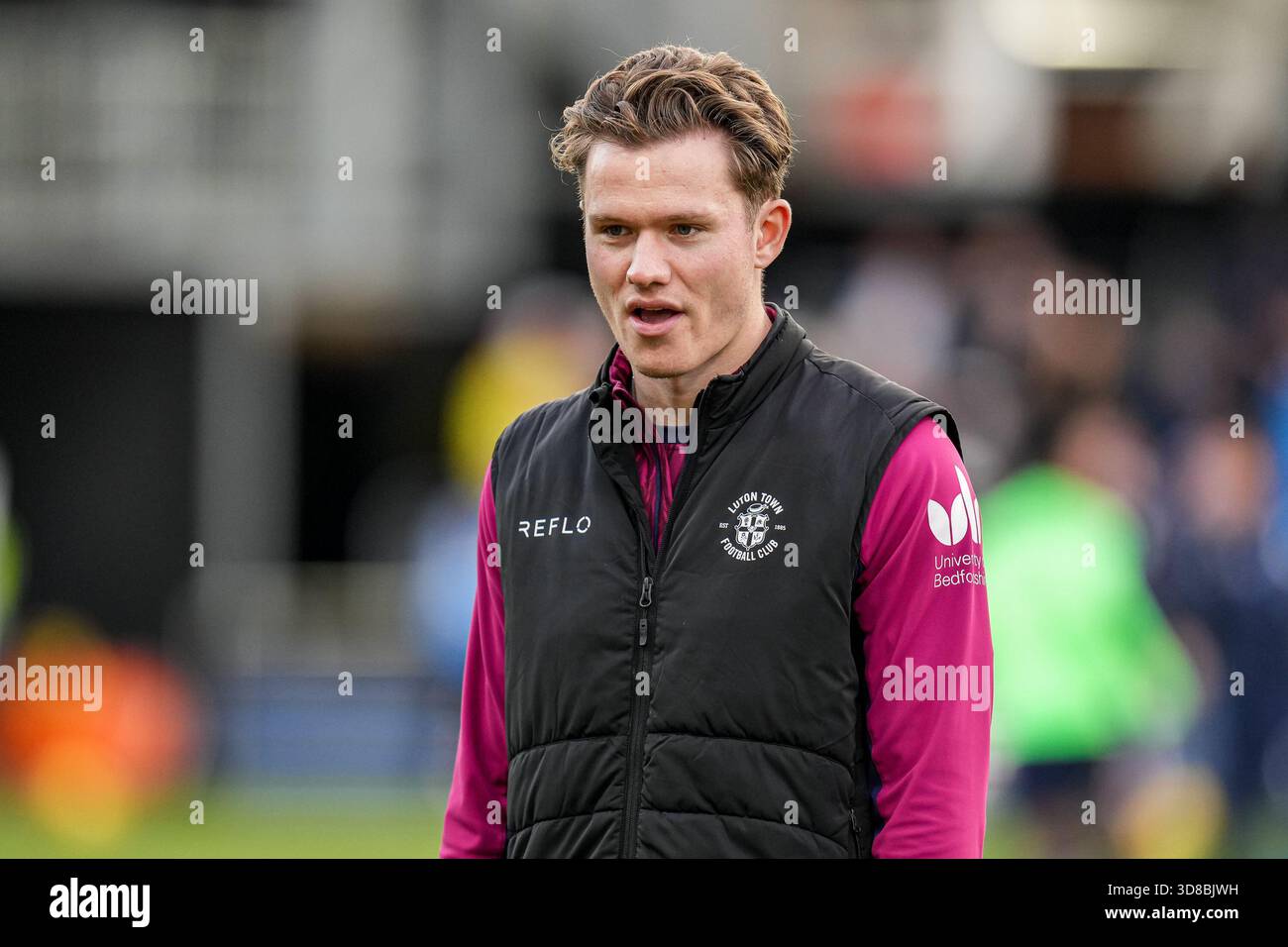 Luton Town Sports Scientist Jake Scott during the Sky Bet League 1 ...