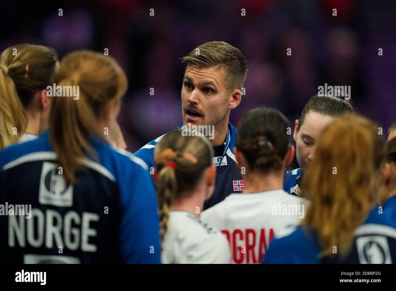 Trier, Germany 20251129. Coach Joar Gjerde during the group stage match ...