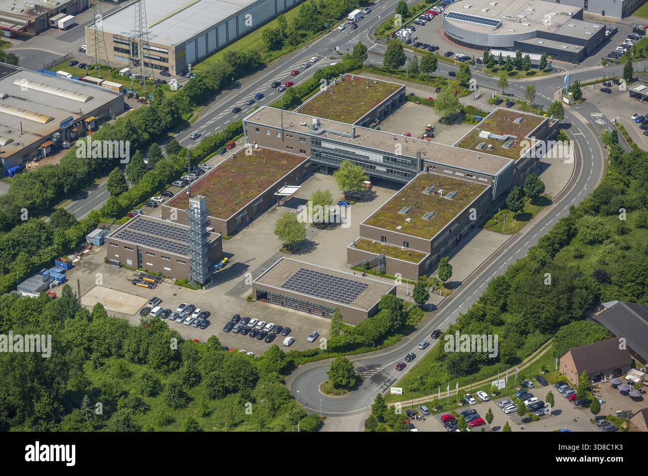 Verbandsstrasse Berchum industrial estate, Hagen Fire and Rescue ...