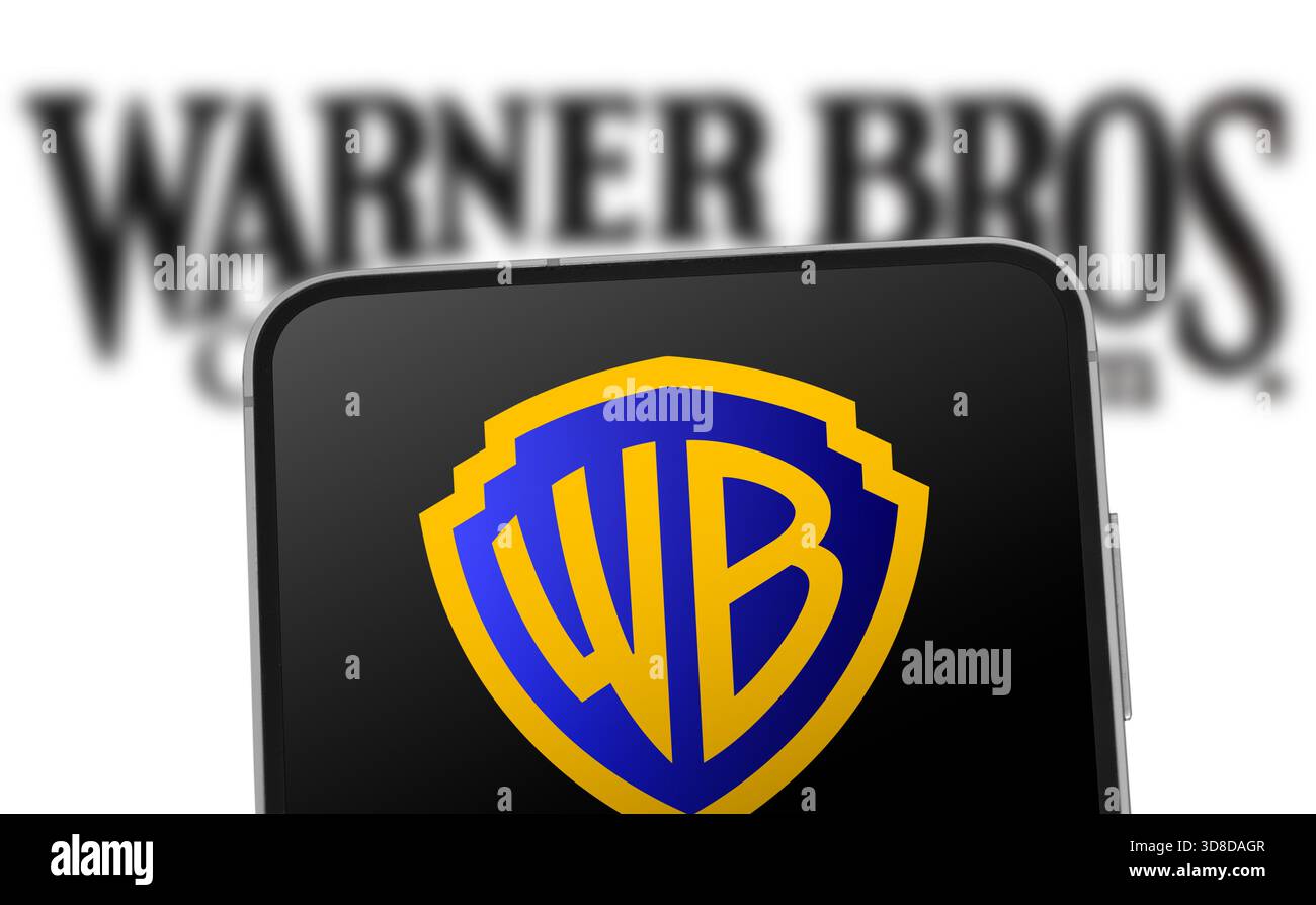 Warner Bros Studios - Global Entertainment and Media Production Stock Photo