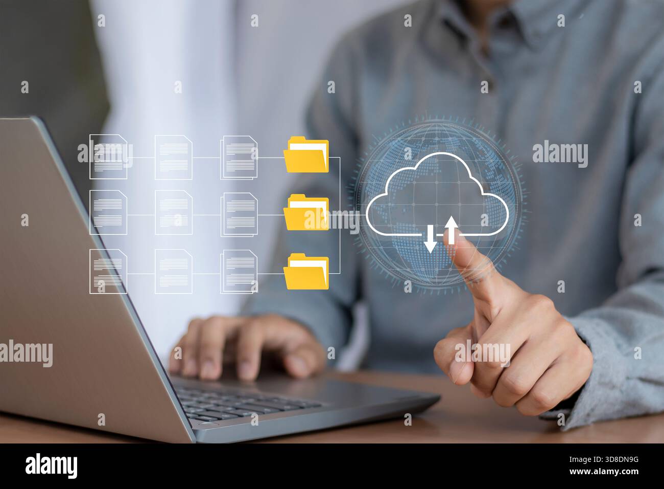 document management organizing organizational information document visualization record management Efficient online document file information software Stock Photo