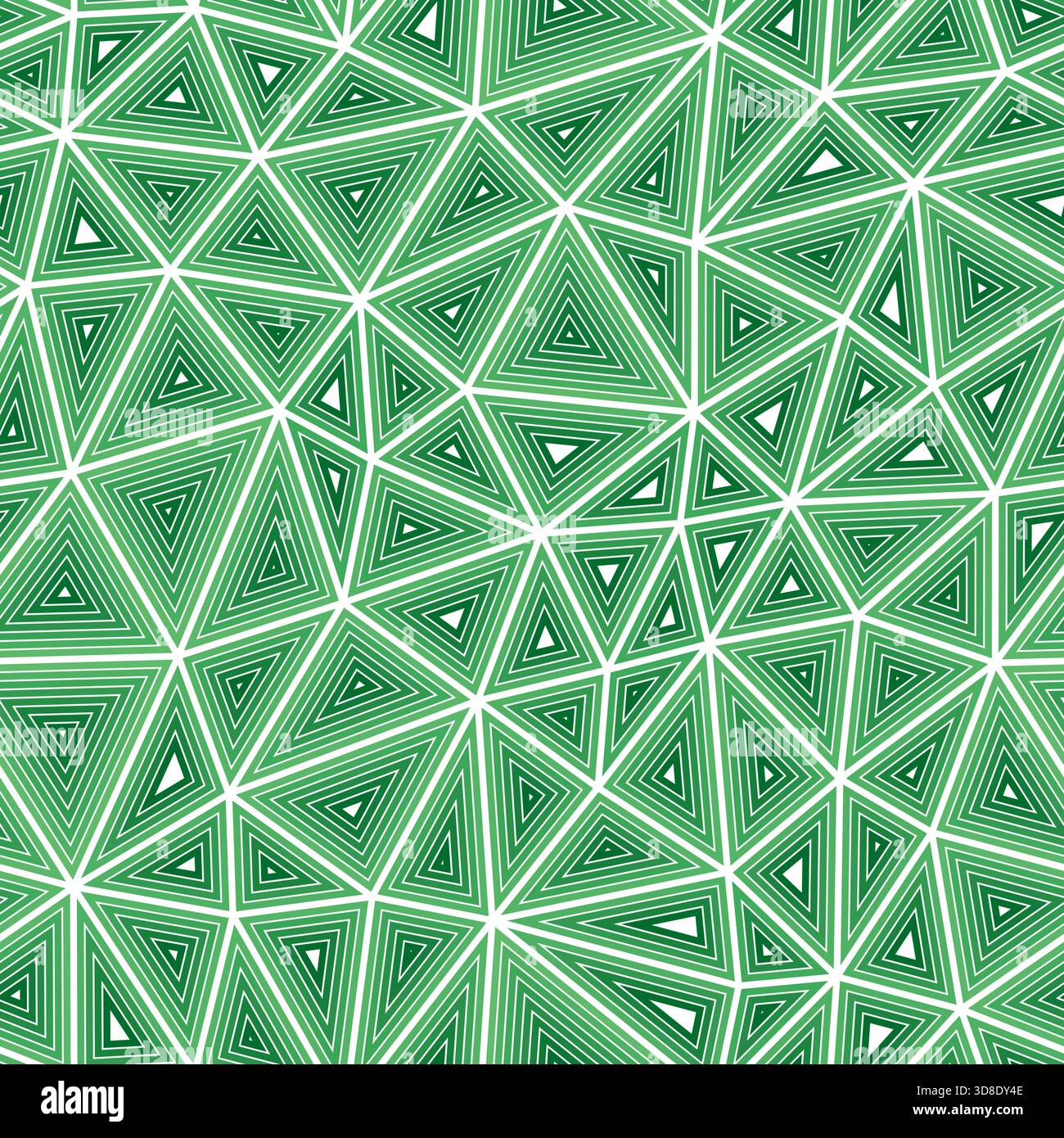 Tileable abstract background. Medium triangle size. Multiple repeated inner triangles. Single color tone style. Repeatable pattern. Stock Vector