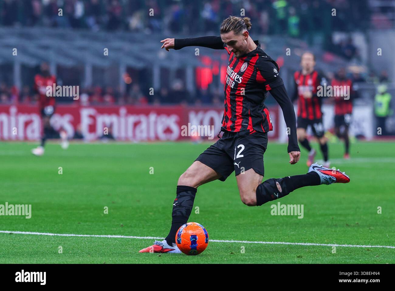 Adrien Rabiot of AC Milan seen in action during Serie A 2025/26 ...
