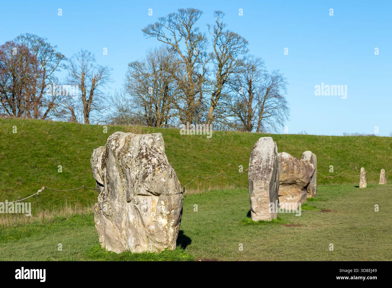 National Trust Avebury 30/11/2025 Stock Photo