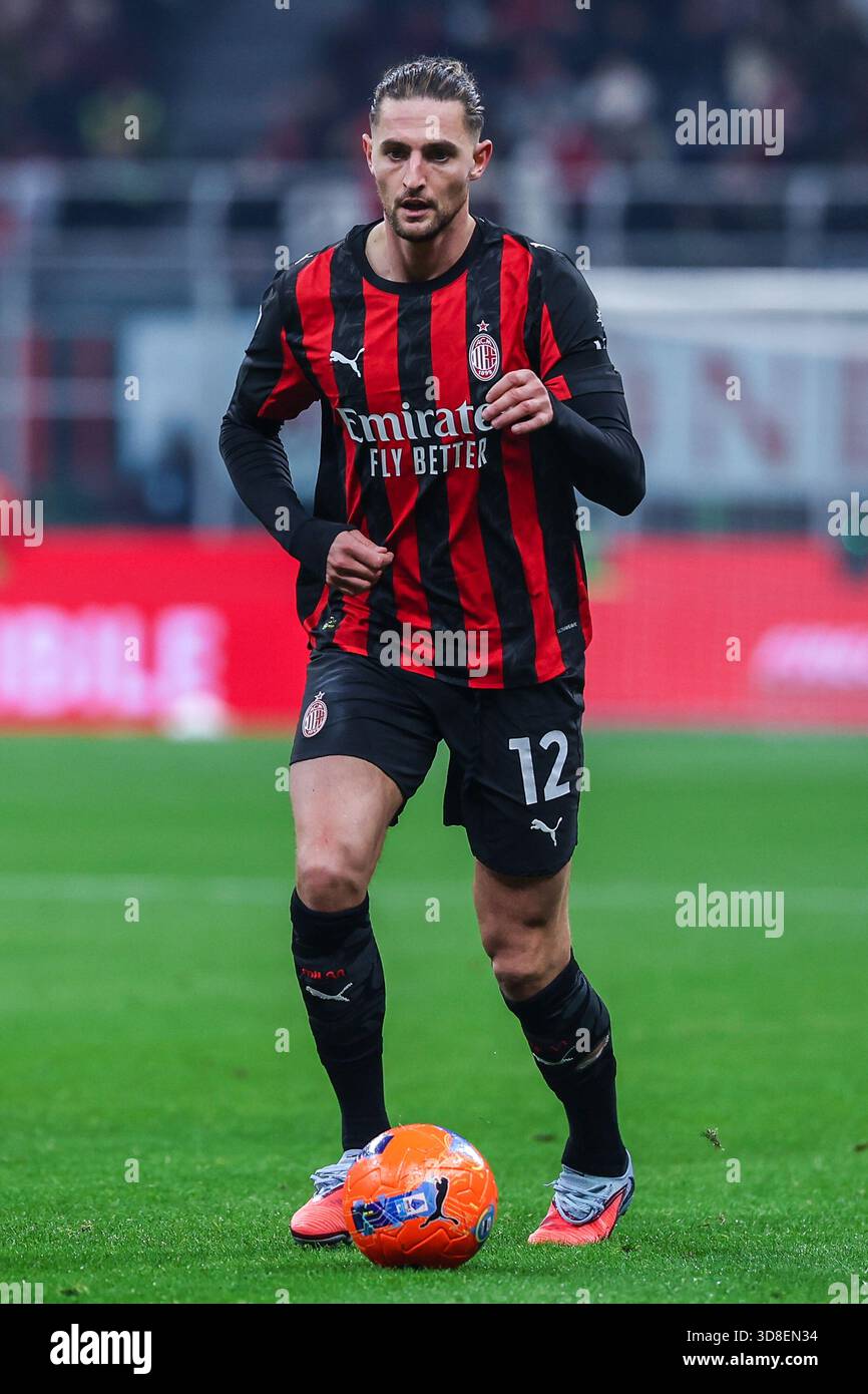Adrien Rabiot of AC Milan seen in action during Serie A 2025/26 ...