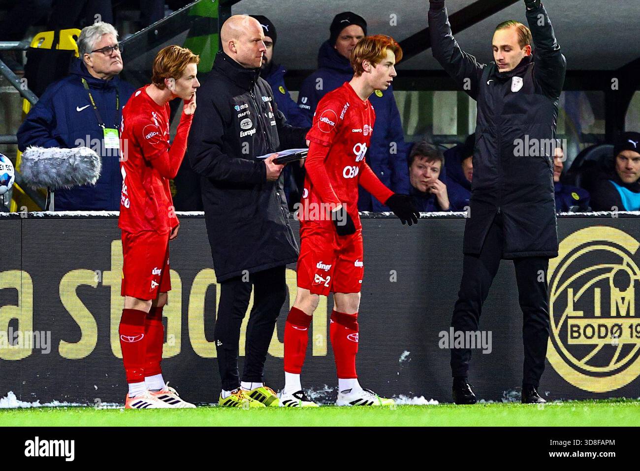 Bodø 20251130. The elite football match between Bodø/Glimt and ...