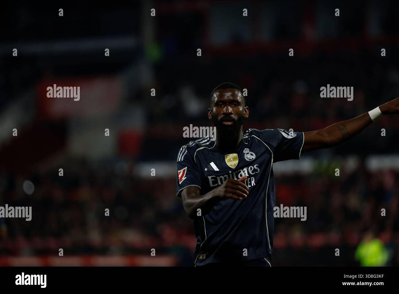 Real Madrid's Antonio Rudiger during a Spanish La Liga soccer match ...