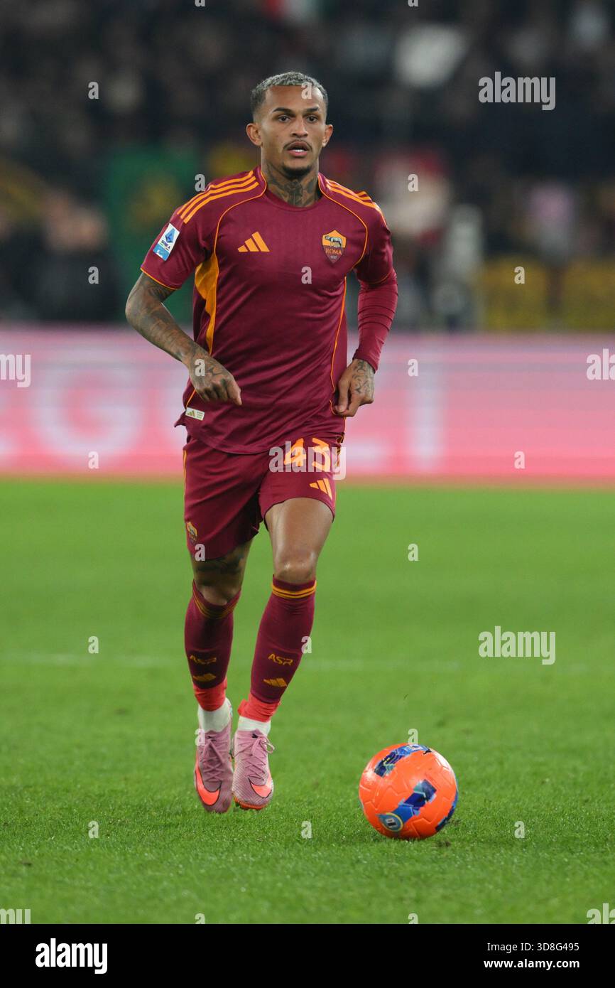 Wesley Roma R&b Olimpico Stadium, Rome, Italy - Wesley of AS Roma during Serie A ...